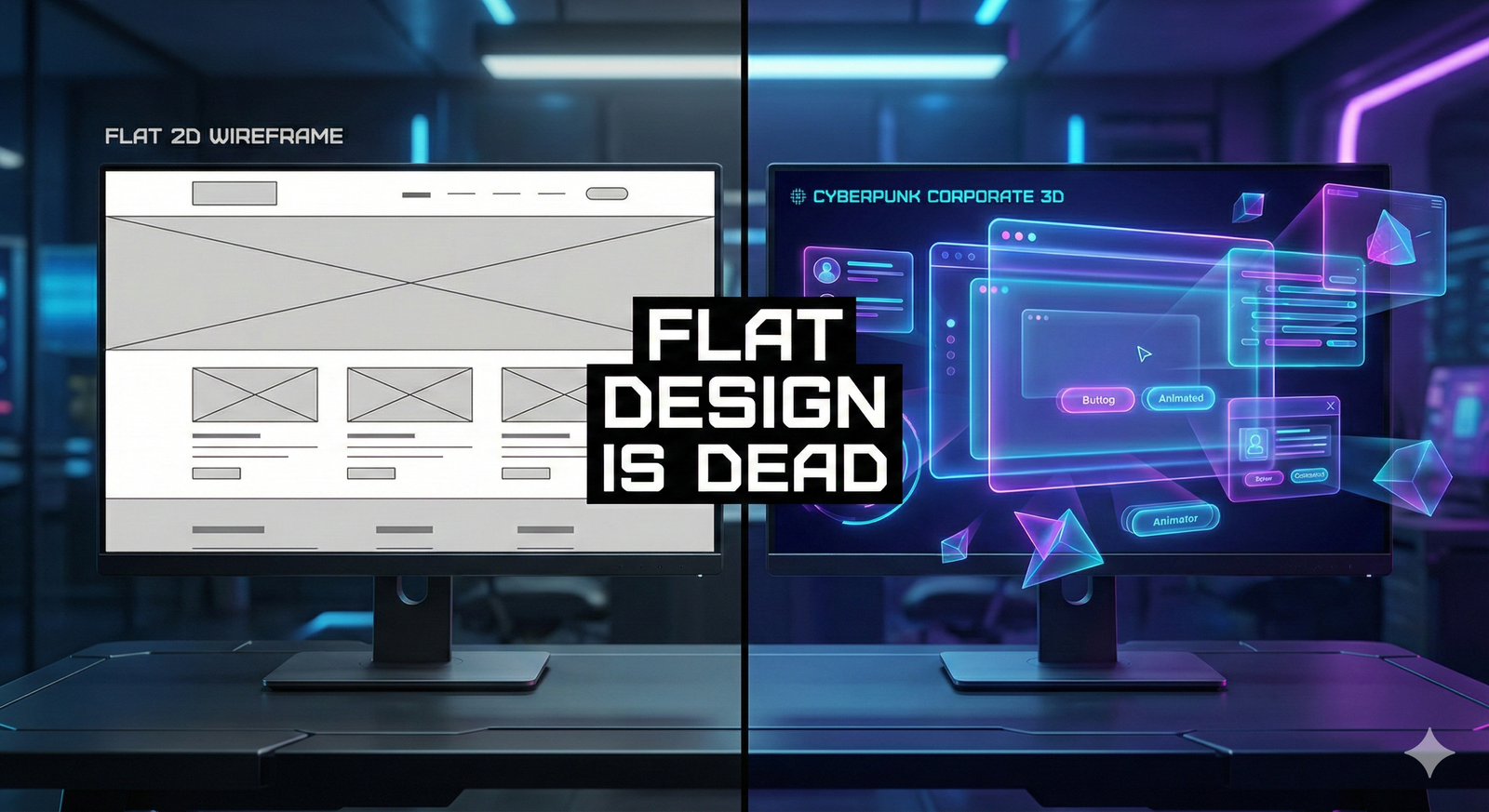 3D Interactive Website Example